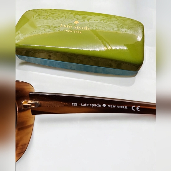 KATE SPADE MEGHAN/S Sunglasses Toffee With Case and cloth - Picture 3 of 8